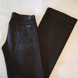 7 For All Mankind Dojo Black Jeans